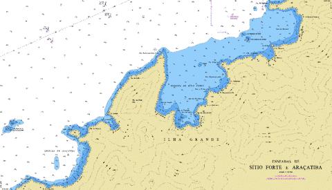 ENSEADAS DE SITIO FORTE E ARACATIBA Marine Chart - Nautical Charts App