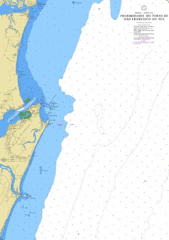 PROXIMIDADES DO PORTO DE SAO FRANCISCO DO SUL Marine Chart - Nautical Charts App