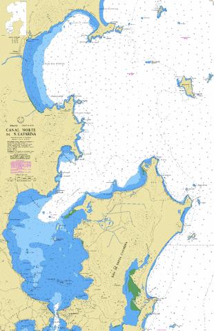 CANAL NORTE DE SANTA CATARINA Marine Chart - Nautical Charts App