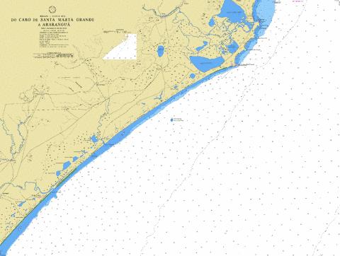 DO CABO DE SANTA MARTA GRANDE A ARARANGUA Marine Chart - Nautical Charts App