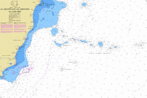 DO ARQUIPELAGO DE ABROLHOS AO CABO FRIO Marine Chart - Nautical Charts App