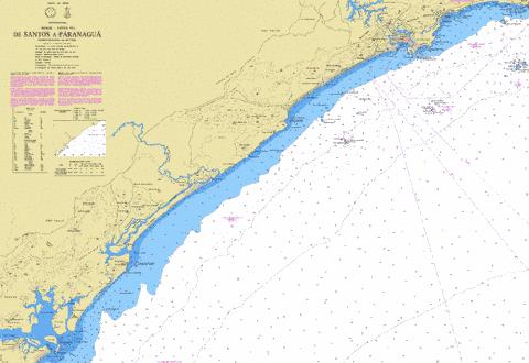 DE SANTOS A PARANAGUA Marine Chart - Nautical Charts App
