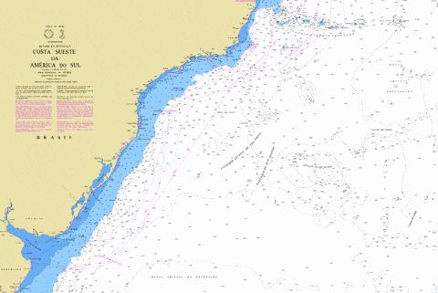 COSTA SUESTE DA AMERICA DO SUL Marine Chart - Nautical Charts App