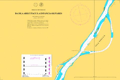 DA ISLA ARECUTACUA A ESTANCIA OLIVARES Marine Chart - Nautical Charts App