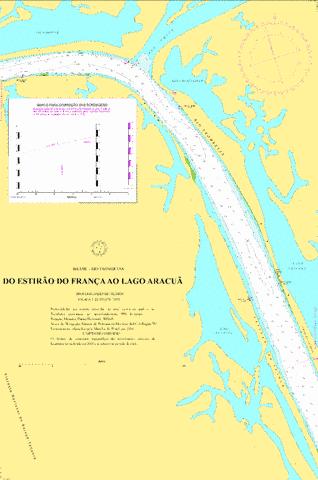 Do Estirao do Franca ao Lago Aracua Marine Chart - Nautical Charts App