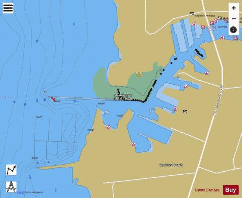 MASKINONGE RIVER ENTRANCE/ENTR�E DE LA MASKINONGE Marine Chart - Nautical Charts App
