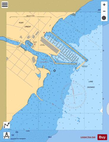 PORT CREDIT,NU Marine Chart - Nautical Charts App