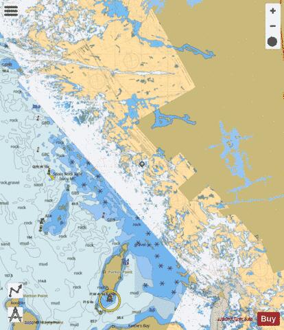 TOMAHAWK ISLAND TO / � TWELVE MILE BAY Marine Chart - Nautical Charts App