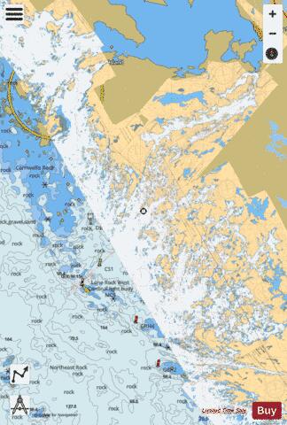 TWELVE MILE BAY TO / � ROSE ISLAND Marine Chart - Nautical Charts App