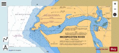 MICHIPICOTEN RIVER Marine Chart - Nautical Charts App
