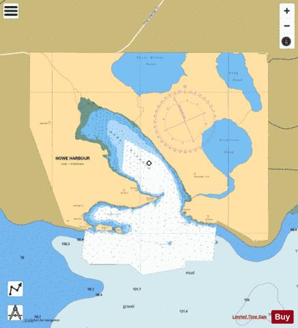 HOWE HARBOUR Marine Chart - Nautical Charts App