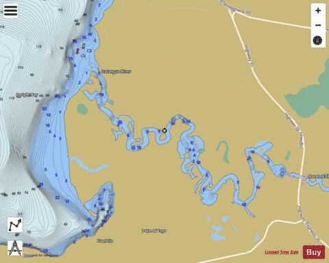 OXTONGUE RIVER Marine Chart - Nautical Charts App