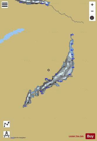 Tatlatui Lake depth contour Map - i-Boating App