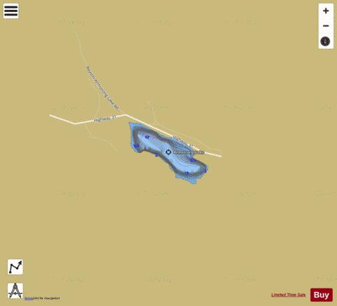 Armstrong Lake depth contour Map - i-Boating App