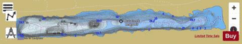 Bear Creek Reservoir depth contour Map - i-Boating App