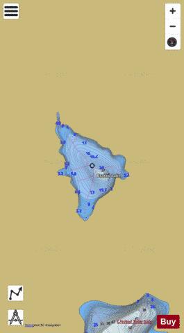 Bratko Lake depth contour Map - i-Boating App