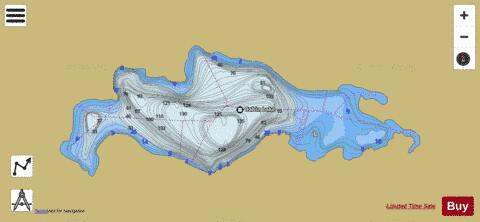 Cabin Lake depth contour Map - i-Boating App