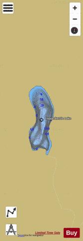 Copper Kettle Lake depth contour Map - i-Boating App