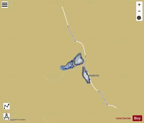 Gladstone (Bathstone) Lake depth contour Map - i-Boating App