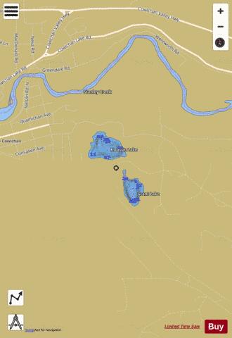 Grant Lake depth contour Map - i-Boating App