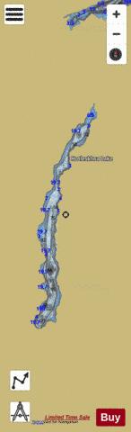 Hotlesklwa Lake depth contour Map - i-Boating App