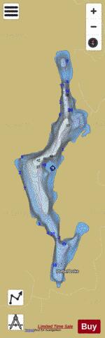 Idabel Lake depth contour Map - i-Boating App