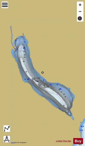 Ikt Lake depth contour Map - i-Boating App