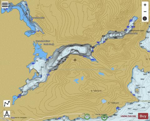 Khartoum Lake depth contour Map - i-Boating App