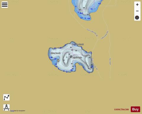 Lajoie Lake depth contour Map - i-Boating App