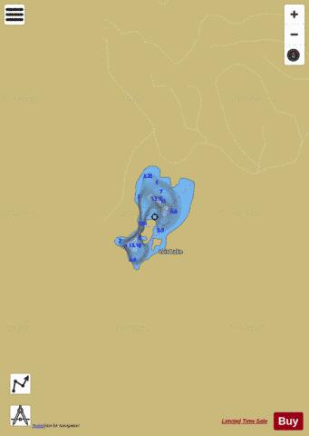 Lois Lake depth contour Map - i-Boating App