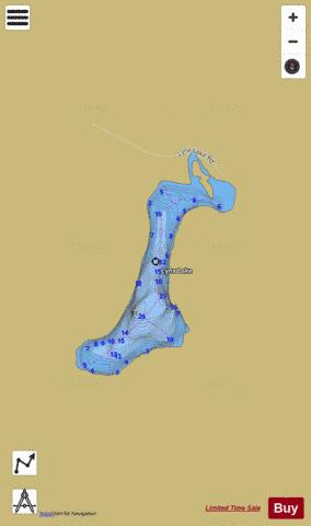 Lynx Lake depth contour Map - i-Boating App