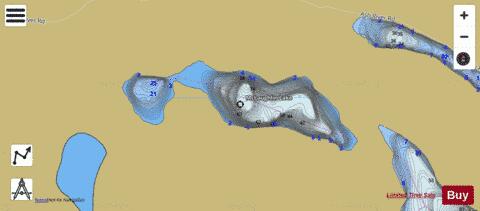 McLaughlin Lake depth contour Map - i-Boating App