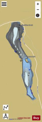 Mcleese Lake depth contour Map - i-Boating App