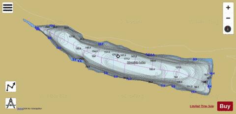 Momich Lake depth contour Map - i-Boating App