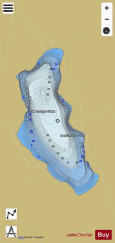 Nadsilnich Lake depth contour Map - i-Boating App