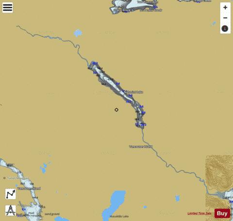 Nahmint Lake depth contour Map - i-Boating App