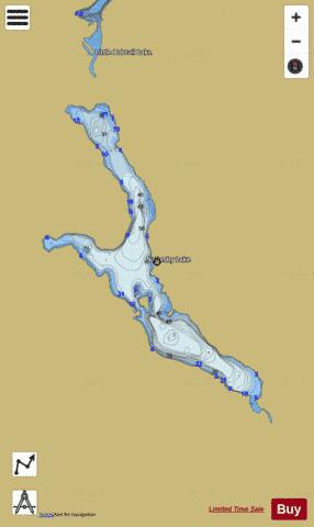 Naltsby Lake depth contour Map - i-Boating App