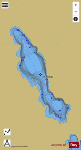 Natsy Lake depth contour Map - i-Boating App