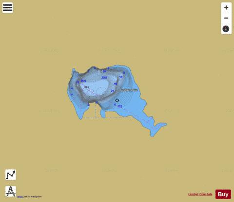 Neilson Lake depth contour Map - i-Boating App