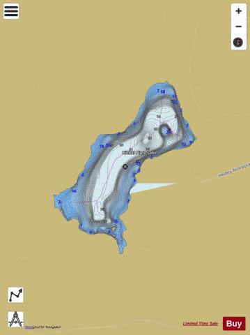 Nickel Plate Lake depth contour Map - i-Boating App