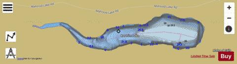 Roserim Lake depth contour Map - i-Boating App
