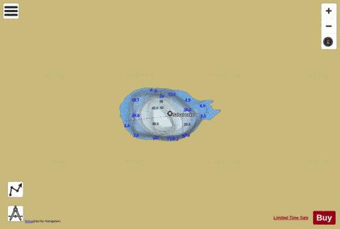 Sabai Lake depth contour Map - i-Boating App