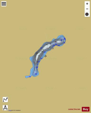 Scot Lake depth contour Map - i-Boating App