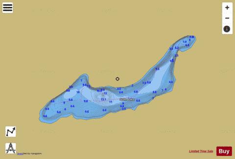 Scum Lake depth contour Map - i-Boating App