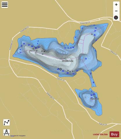 Sepa Lake depth contour Map - i-Boating App