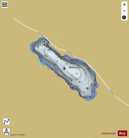 Staubert Lake depth contour Map - i-Boating App