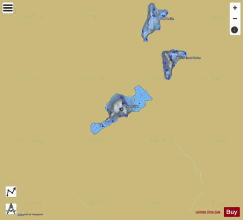 Tsuh Lake (Deer) depth contour Map - i-Boating App