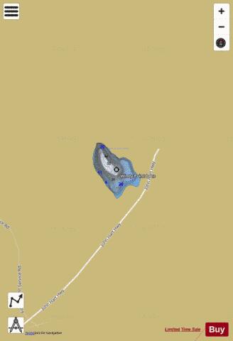 Windy Point Lake depth contour Map - i-Boating App