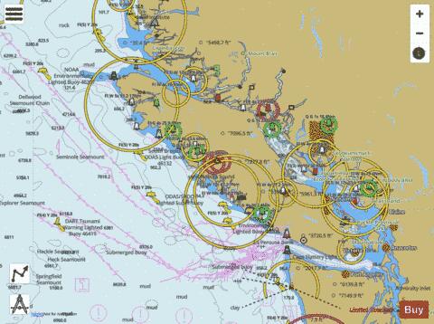 Vancouver Island\Ile de Vancouver, Juan de Fuca Strait to\a Queen Charlotte Soun Marine Chart - Nautical Charts App