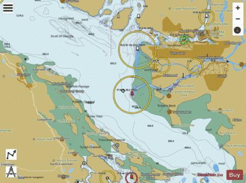 Strait of Georgia, Southern Portion\Partie Sud Marine Chart - Nautical Charts App
